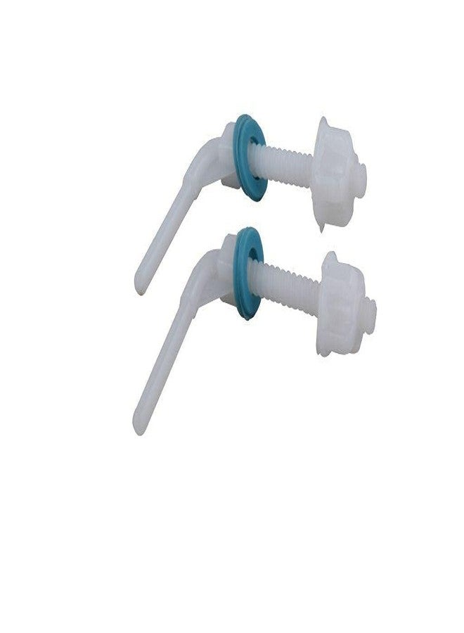 KINIK Toilet Seat Cover Hinges Clamp L Type | PVC Spare Part Accessories for Western Toilet Seat Cover (6 mm) - Image 1